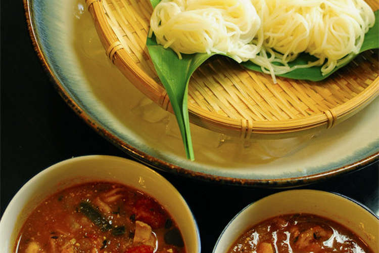 三輪素麺でインドカレーつけ麺 レシピ 作り方 By Kaworu クックパッド 簡単おいしいみんなのレシピが352万品