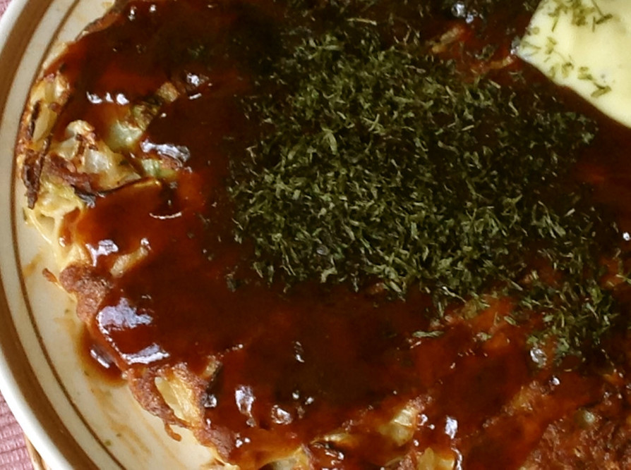 残り麺リメイク☆モダン焼き風ベタ焼の画像