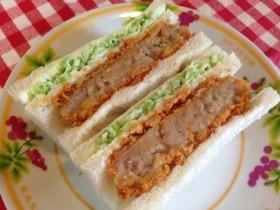 くせになる☆コロッケのサンドイッチ♬