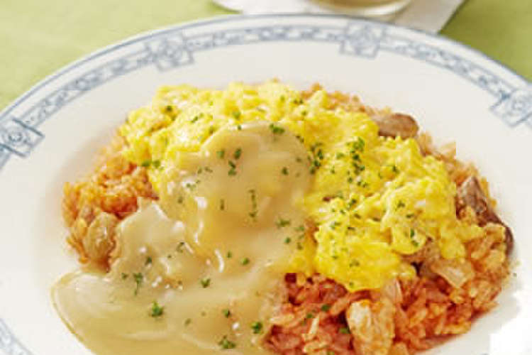 クリームソースオムライス レシピ 作り方 By ローソンセレクト クックパッド 簡単おいしいみんなのレシピが357万品