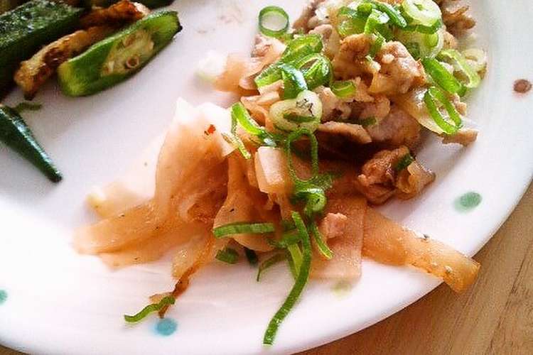 お弁当に 豚肉と大根の塩ドレッシング炒め レシピ 作り方 By サマードリーム クックパッド 簡単おいしいみんなのレシピが359万品