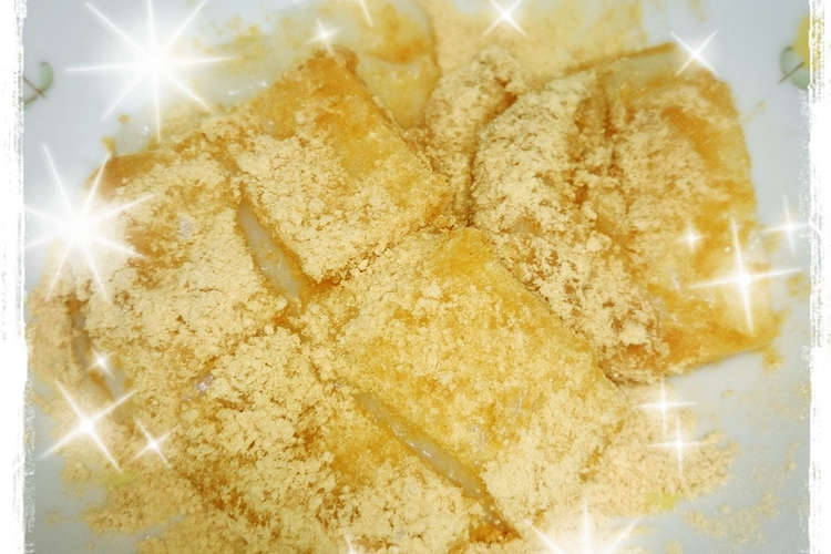 簡単 レンジであべかわ餅 レシピ 作り方 By ゅるり クックパッド