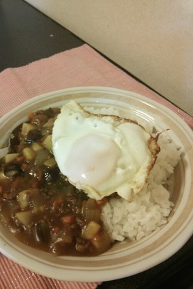 フライパンで作る!ひき肉と野菜のカレー