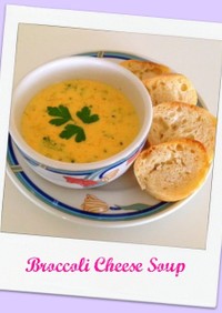 ブロッコリー＆チェダーチーズの♡スープ