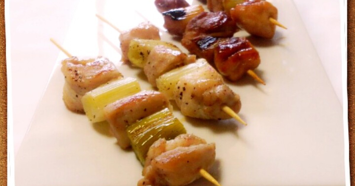 お家で 甘辛ダレ 塩ダレ焼き鳥 レシピ 作り方 By みにぱぐ214 クックパッド 簡単おいしいみんなのレシピが366万品