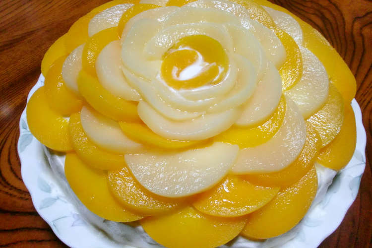 夏のデザート 桃のケーキ レシピ 作り方 By ナツｐ クックパッド 簡単おいしいみんなのレシピが367万品