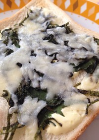 和風✿大葉と刻み海苔のチーズトースト