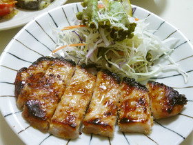 味噌はちみつ漬けのポーク焼き