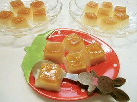 製氷皿で☆ミニプリン