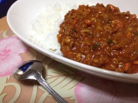 簡単トマトキーマカレー♡簡単すぎます!