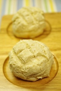 簡単メロンパン（小麦粉・卵など不使用）
