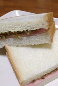 パパのハムピクルスサンドイッチ【弁当】