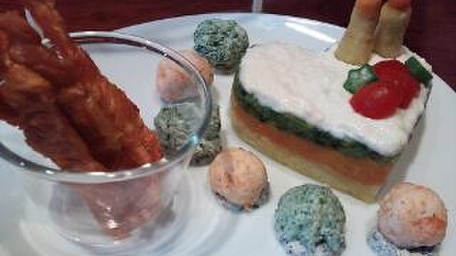 犬用ﾚｼﾋﾟ バースデイケーキプレート レシピ 作り方 By Myoitu クックパッド 簡単おいしいみんなのレシピが360万品