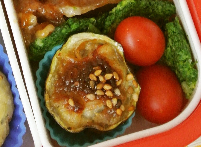 お弁当に♪茄子カップで田楽風味噌マヨ焼の画像
