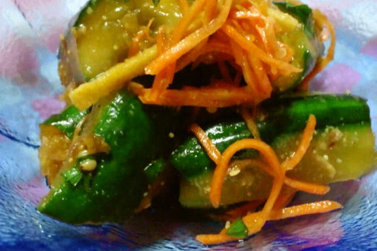 おかずの1品に キュウリの中華風お惣菜