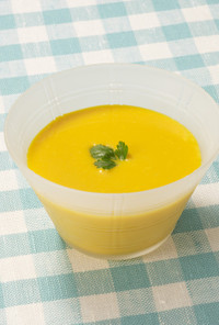 かぼちゃの塩こうじ冷製スープ