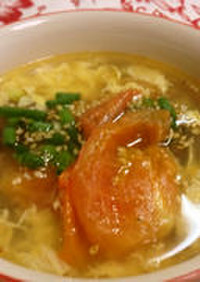 トマたまスープ中華風