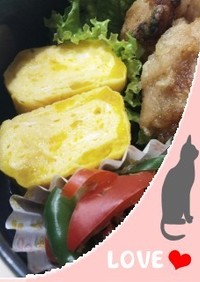 お弁当お野菜卵シリーズ☆かぼちゃ玉子焼き
