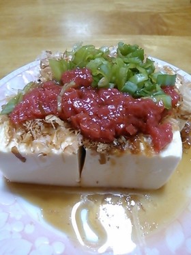 梅おかか冷や奴