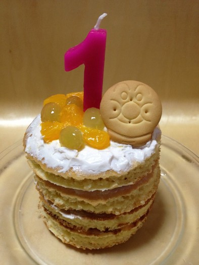 1歳のお誕生日ケーキ♡簡単♡の写真
