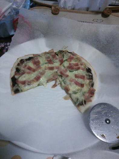 海苔の佃煮ピザ☆の写真
