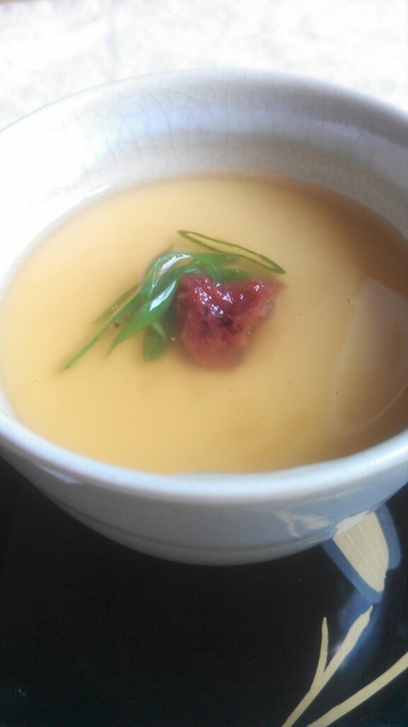 梅肉のせ茶碗蒸しの画像