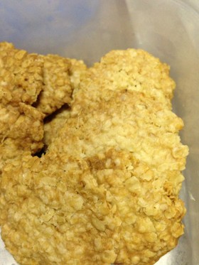 簡単ザクザク!オートミールクッキー