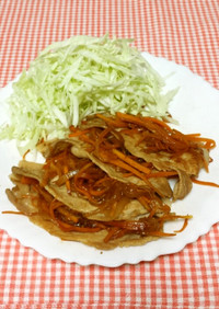 野菜たっぷり♡豚肉の生姜焼き