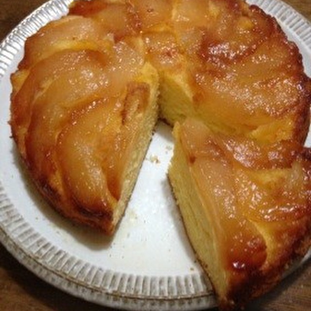 とっても簡単 梨のケーキ レシピ 作り方 By ゆこるん クックパッド 簡単おいしいみんなのレシピが352万品