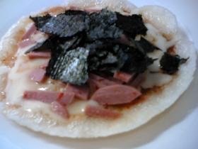 餅ピザ