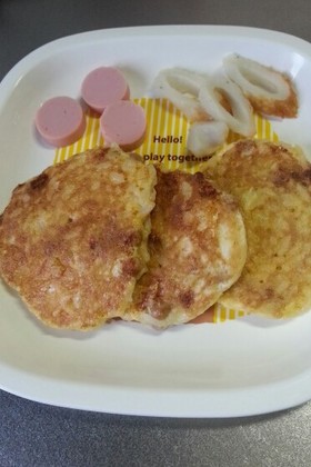 子供大好き☆納豆卵ご飯焼き 離乳食中期