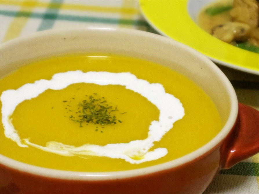 かぼちゃの冷製スープの画像