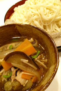 野菜たっぷりのつけ麺(冷麦)