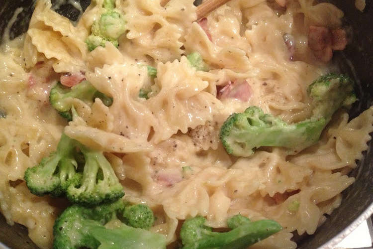 リボンパスタのマカロニチーズ レシピ 作り方 By Maibarbie クックパッド 簡単おいしいみんなのレシピが358万品