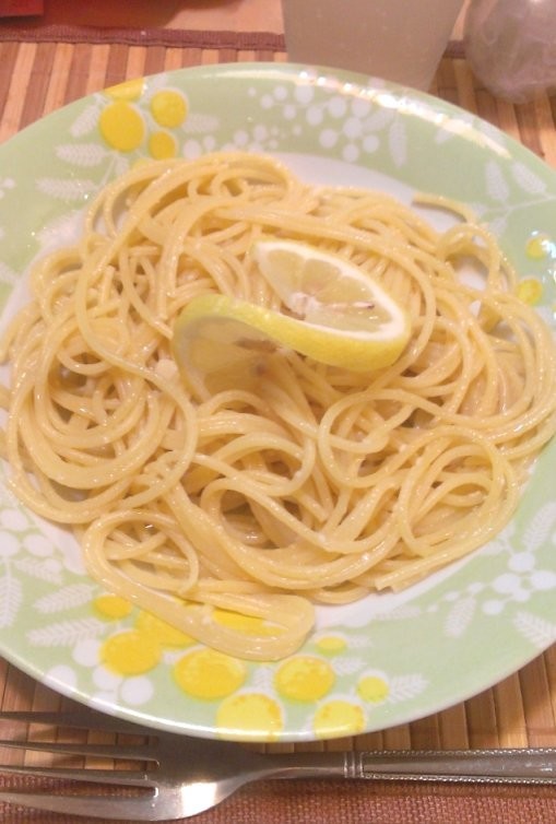 レモンのスパゲティ（リモーニ）の画像