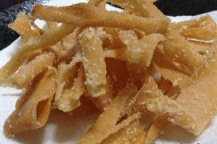 余った春巻きの皮でパリパリおつまみ レシピ 作り方 By わとさん クックパッド 簡単おいしいみんなのレシピが359万品