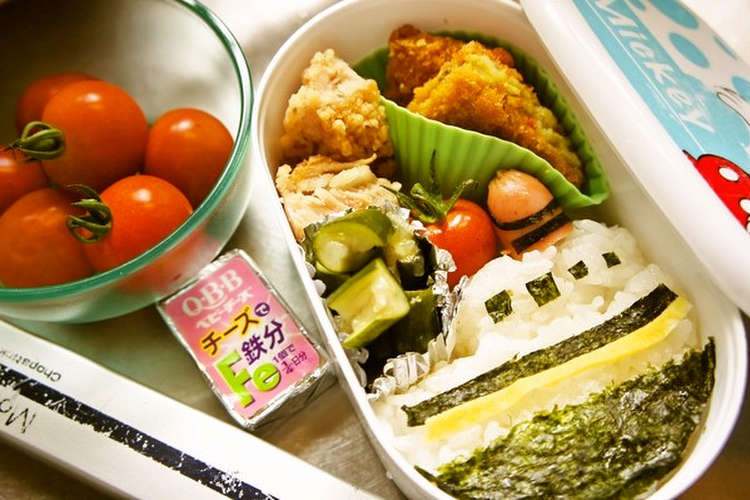 味付け海苔で簡単 男の子が喜ぶ お船弁当 レシピ 作り方 By Happyママ クックパッド