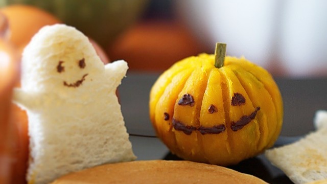 ハロウィン かぼちゃの茶巾 レシピ 作り方 By ぷるベリー クックパッド 簡単おいしいみんなのレシピが349万品
