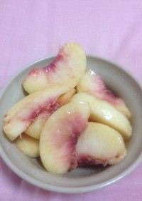 桃のカットフルーツ