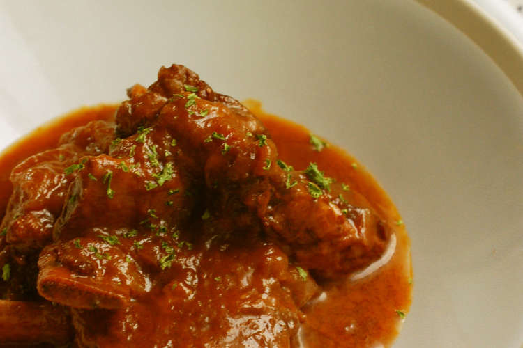 圧力鍋で簡単 スペアリブの赤ワイン煮込み レシピ 作り方 By Kotori10 クックパッド 簡単おいしいみんなのレシピが350万品