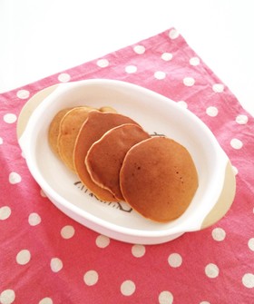 離乳食後期☆バナナときなこのパンケーキ♡