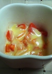 簡単離乳食☆トマト＆チーズ