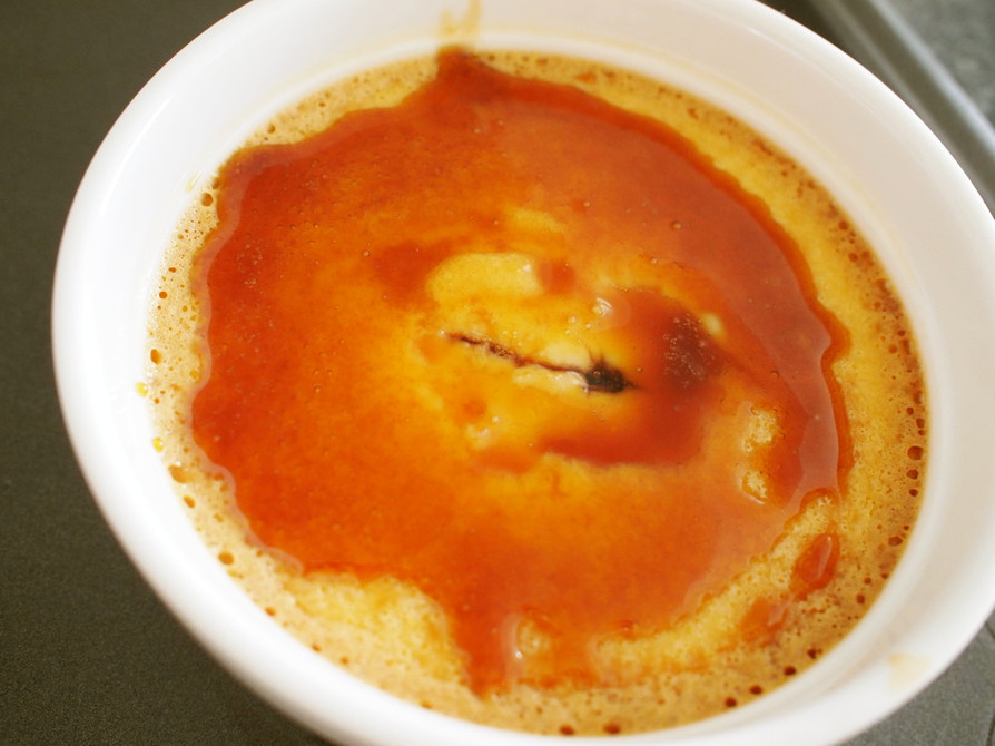 桃のブレッドプディング カラメルソース添え レシピ