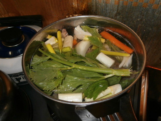 男料理の基本 豚骨スープの画像