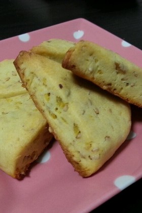 大量消費!さつまいもスコーン風