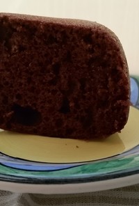 ノンバターHM炊飯器でラムチョコレートケーキ