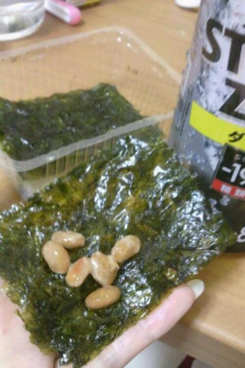 レシピ失格!??簡単すぎる海苔納豆の画像