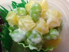 お弁当に♪*枝豆ポテト*サラダ風♪