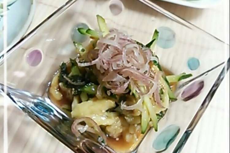 焼き茄子と胡瓜の大葉にんにく醤油和え レシピ 作り方 By ｔｏｍｏｗａｔ クックパッド 簡単おいしいみんなのレシピが352万品