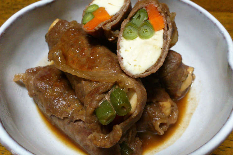 野菜の肉巻き すき焼き風 レシピ 作り方 By モーリー食堂 クックパッド 簡単おいしいみんなのレシピが359万品